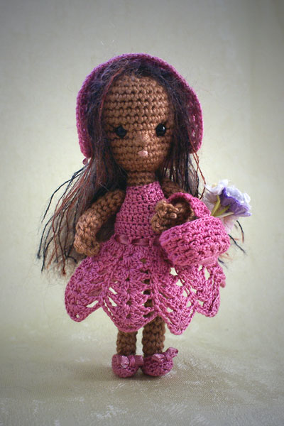 free crochet pattern doll basket