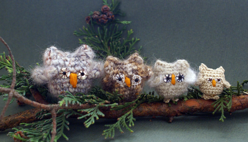 Crochet owls