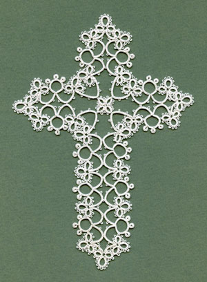 Tatted cross