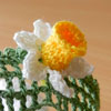 Crochet daffodil