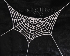 crochet spider web