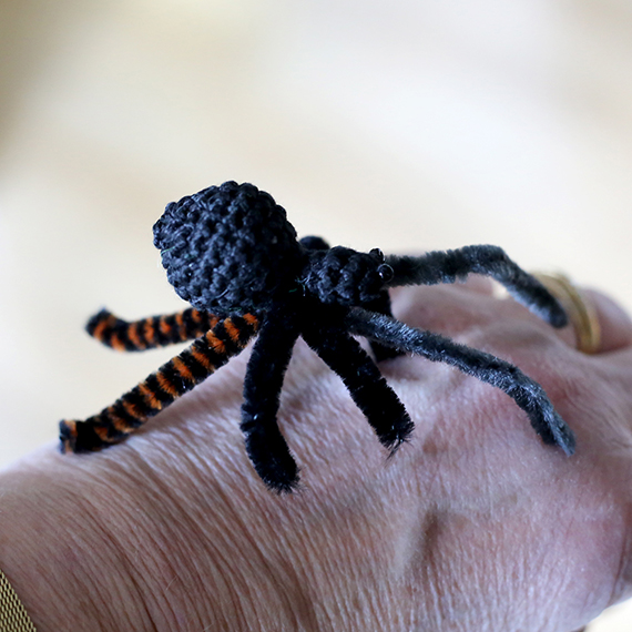 crochet spider virkad spindel